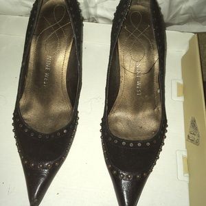 Nine West Round Studded Heels